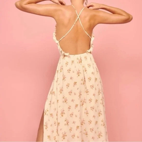 Reformation Vervian Halter Sundress - Picture 3 of 8